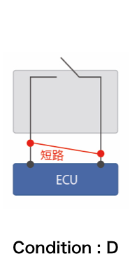 通常的开关(无电阻)